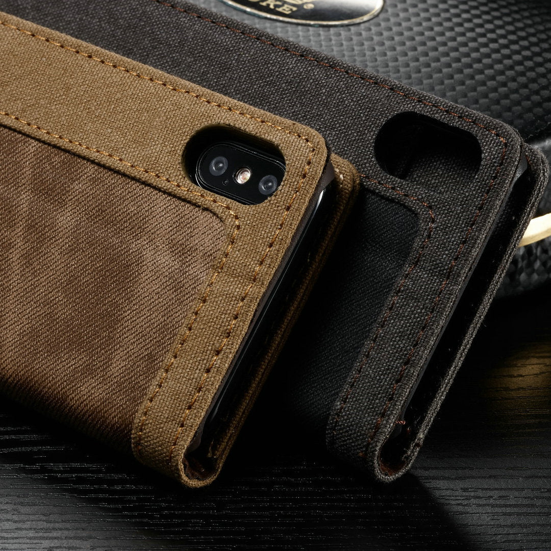 Phone case leather case - Durable Leather Phone Case with Anti-Scratch Design