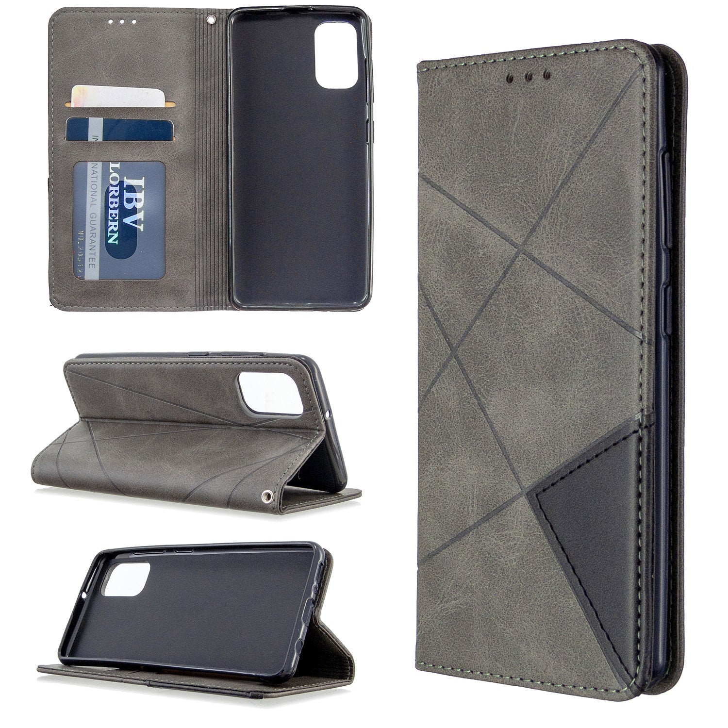 Phone Case Prismatic Magnetic Protective Leather Case - Prism Deep Magnetic Leather Phone Case Collection