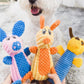 Pineapple Plush Pet Toy for Cats and Dogs with Squeaker Fleece Fabric