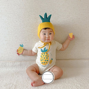 Unisex Pineapple Jumpsuit with Hood for Men and Women in the United States - Tiny Tots Style united states chf