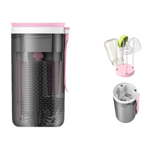 Pink and Blue Bottle Brush Set for Bottles Nipples Straws - Your Stress Away with Our Nifty bottle brush set