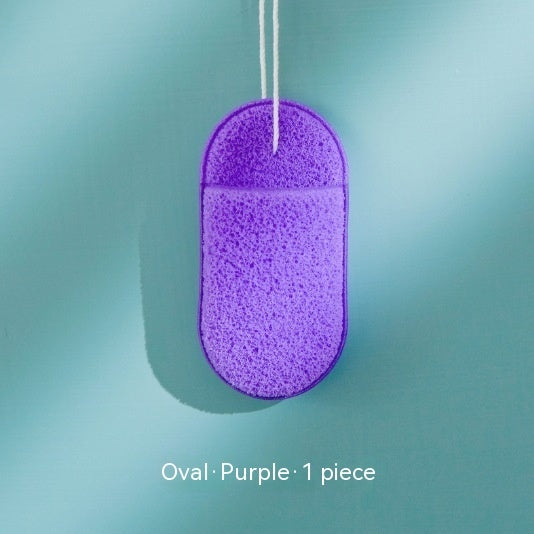 Pink and purple Water Drop Sponge for Facial Cleansing Konjac Face Washer - Teleplus Purple finger slippers facial