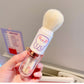 Pink and White Makeup Brush for Lovely Girl Style Cosmetics - Teleplus lovely girl style makeup brush