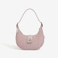Pink Black Milky White Soft PU Saddle Shoulder Messenger Bag - Teleplus armpit saddle shoulder messenger bag