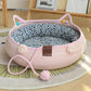 Pink Cat’s Paw Self-Hi Nest Bed and Mat for Cats Small Pets - Teleplus pink cat’s paw self-hi