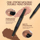 Pink Color Pearl Waterproof Eyeshadow Stick with Double-Headed Smudger - Teleplus smudger pearl waterproof