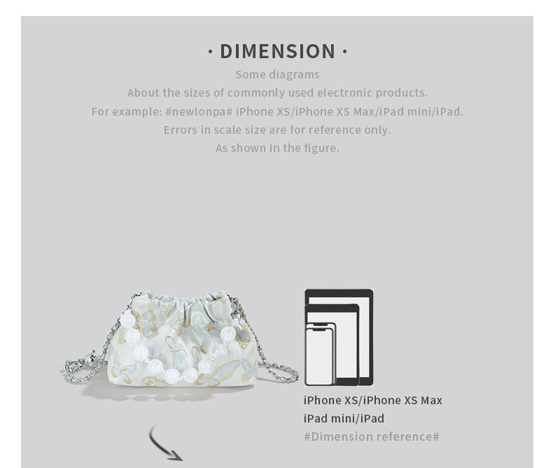 Pink Crossbody Bag with Bow Chain Buckets and Synthetic Leather Material - Teleplus Bucket Design bow chain bucket