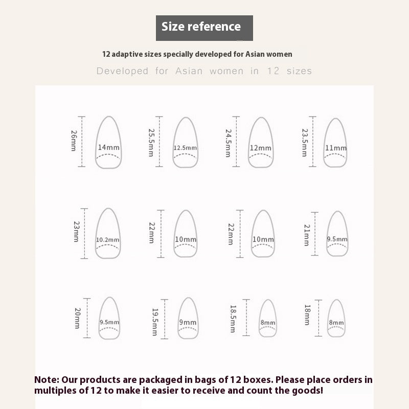 Pink Girl Almond Double French Fake Nails with Glue for Ladies - Teleplus almond double french fake nails