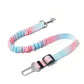 Pink Gradient Hand Holding Rope Leash Elastic Pet Lead 60-80cm Adjustable - hand holding rope pink gradient