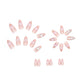 Pink Gradient Love Drop Diamond Wear Nail Set for Ladies Stylish Style - Teleplus pink gradient love drop diamond wear