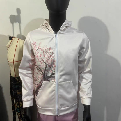 Pink Long Sleeve Polyester Blouse for Women Asian Sizes Casual Shirt - Teleplus