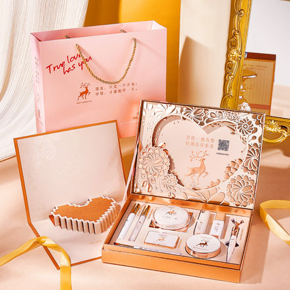 Pink Makeup Set for Beginners Universal Cosmetics Kit Novice - makeup novice cosmetics