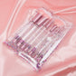 Pink Quicksand Handle Cosmetic Brush with Transparent Crystal - Teleplus transparent crystal handle cosmetic brush