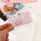 Pink Shiny Card Cover Waterproof PVC Urban Macaron Color for Daily - Teleplus Style pink shiny card cover