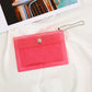 Pink Shiny Card Cover Waterproof PVC Urban Macaron Color for Daily - Teleplus Style pink shiny card cover