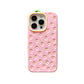 Pink Strawberry Silicone Case for Max iPhone 13 Pro and | Cute Girl Style - pro max iphone13 iphone14