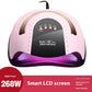Pink UV Polish Heating Lamp for Hands Black Nail Dryer - hands uv polish heating lamp black