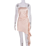 Pink Waist Bodysuit with Folding Sleeves for Women in Asian Sizes - Teleplus