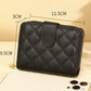 Plaid Lining Polyester Suitcase with PU Leather Urban Packing Wallet in United States - Rhombus Wallet: Where Coins Go