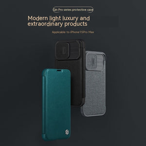 Plain Leather Cloth Phone Case - Qin Pro Leather Cloth Phone Case for Mobile Protection