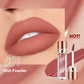 Plain Matte Lip Gloss Set in Misty Pink Milk Tea Brown and More - Teleplus matte lip gloss white plain
