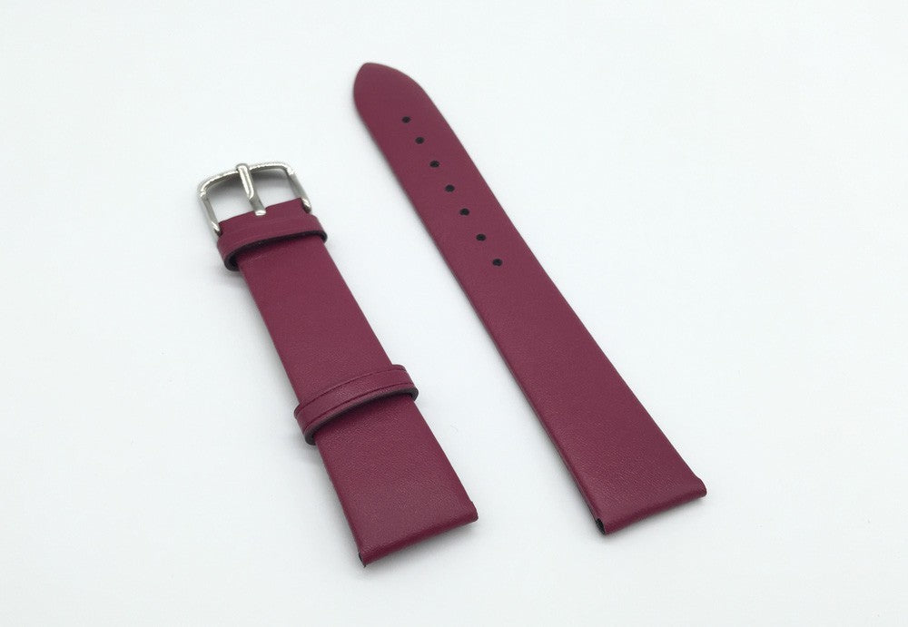 Plain Weave Strap Waterproof Leather Strap Watch Band Accessories - Plain Weave Strap Waterproof Leather Strap Watch