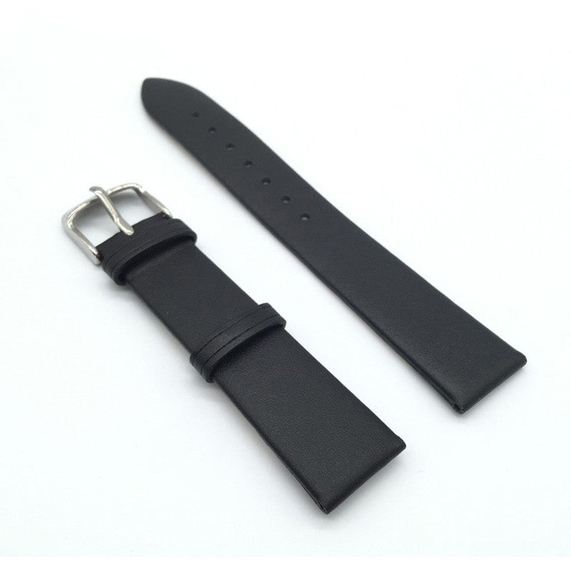 Plain Weave Strap Waterproof Leather Strap Watch Band Accessories - Plain Weave Strap Waterproof Leather Strap Watch