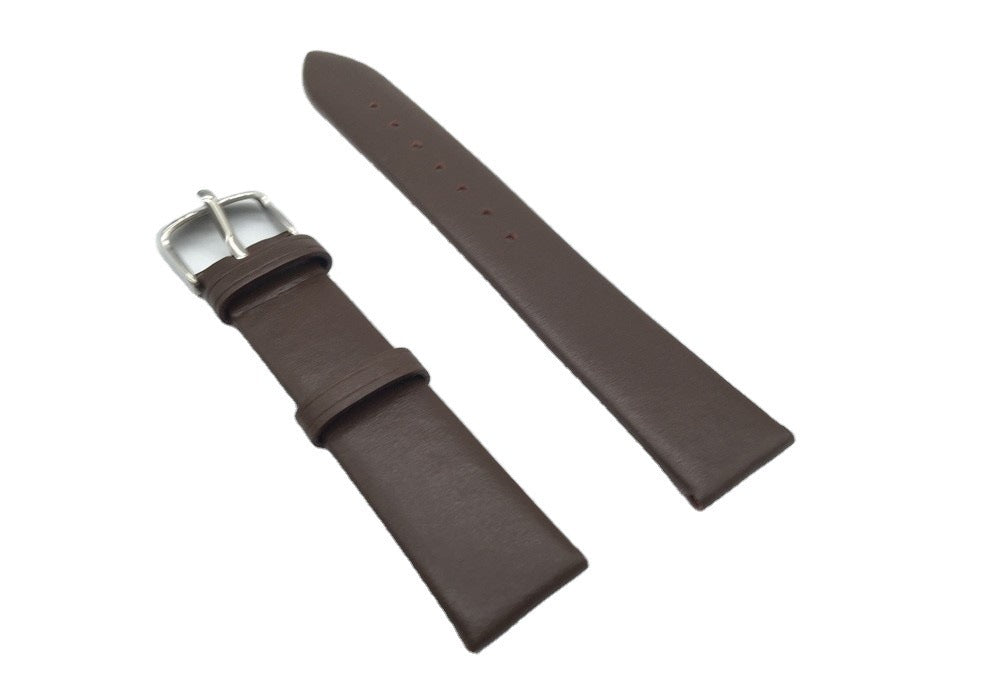 Plain Weave Strap Waterproof Leather Strap Watch Band Accessories - Plain Weave Strap Waterproof Leather Strap Watch