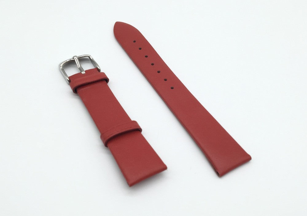 Plain Weave Strap Waterproof Leather Strap Watch Band Accessories - Plain Weave Strap Waterproof Leather Strap Watch