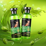 Plant Hair Dye Set Black and Brown 500ml Scalp Color Cream - Teleplus scalp plant hair dye