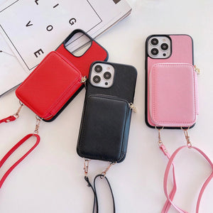 Plastic Back Cover Compatible with iPhone Change Zipper Crossbody Bag - Teleplus for crossbody leather change zipper bag
