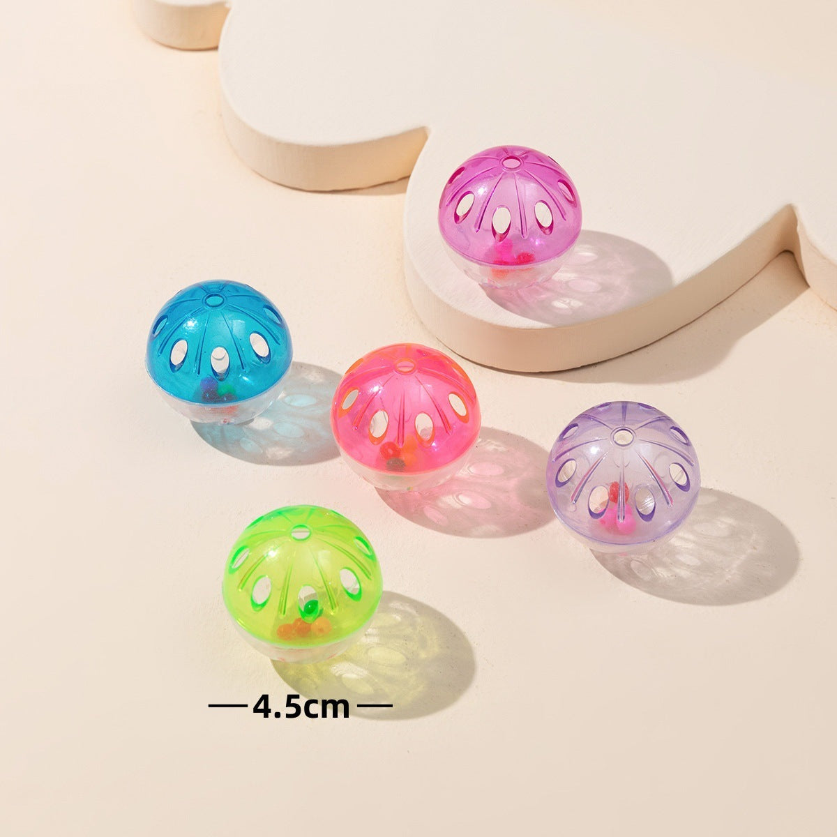 Plastic Bell Cat Teasing Ball Interactive Pet Toy for Cats - Teleplus cat teasing ball plastic bell