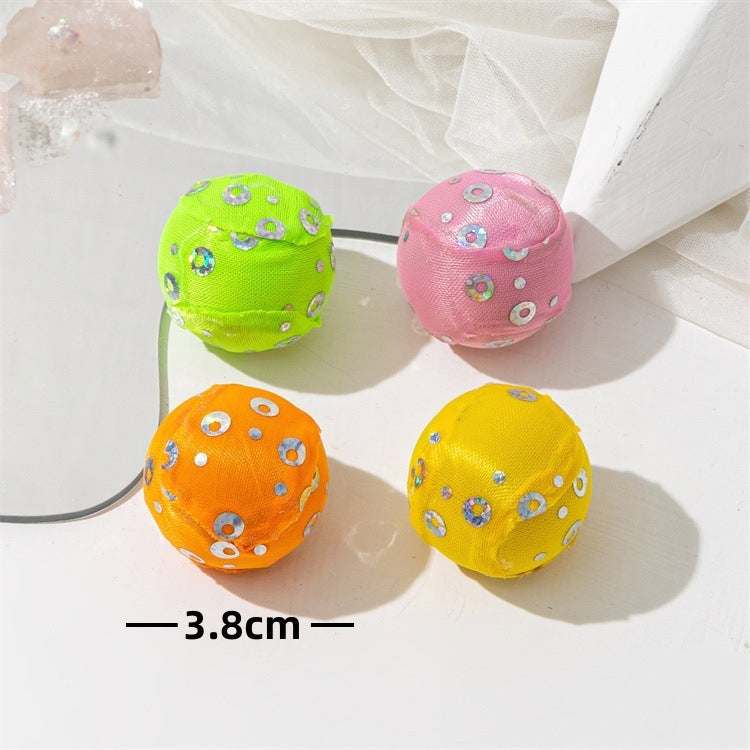 Plastic Bell Cat Teasing Ball Interactive Pet Toy for Cats - Teleplus cat teasing ball plastic bell