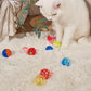 Plastic Bell Cat Teasing Ball Interactive Pet Toy for Cats - Teleplus cat teasing ball plastic bell
