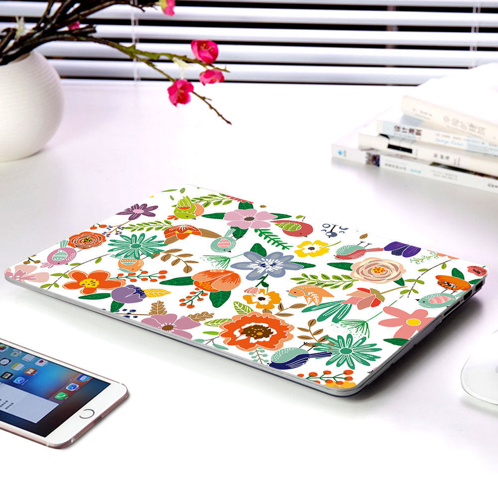 Plastic Laptop Protective Shell Partial Flower Series - Flower Power for Your Laptop with a Protective Shell