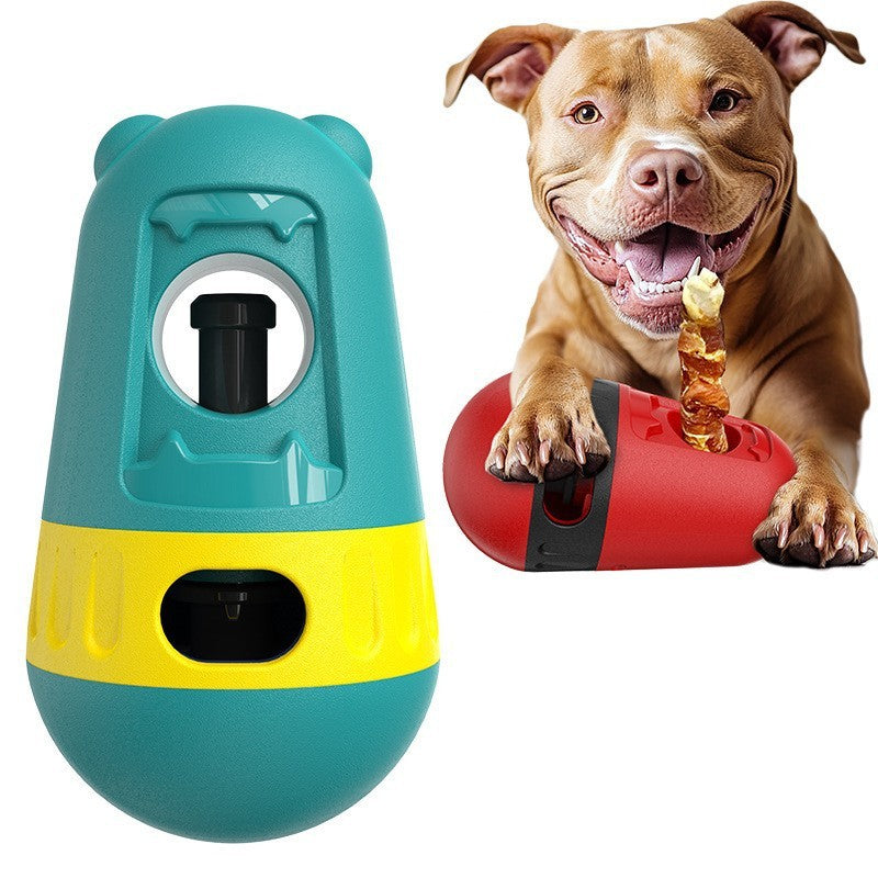 Plastic Snack Stick Holder for Pet Treats Red and Green Toy Accessory - Teleplus snack stick holder