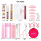 Platinum 2-in-1 Eyelash and Eyebrow Perm Kit for Cold Wave Curly Styles - Teleplus eyelash perm suit eyebrow box cold