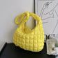Pleated Cloud Bag Fashion Shoulder Portable Large Polyester Daily Match - Teleplus pleated cloud bag fashion shoulder