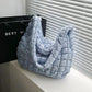 Pleated Cloud Bag Fashion Shoulder Portable Large Polyester Daily Match - Teleplus pleated cloud bag fashion shoulder