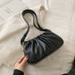Pleated Cloud Bag Underarm Leather Shoulder Messenger in Multiple Colors - pleated cloud bag underarm texture shoulder