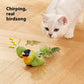 Plush Bird Cat Toys Feather Teaser Interactive Catnip Toy for Indoor Cats