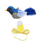 Plush Bird Cat Toys Feather Teaser Interactive Catnip Toy for Indoor Cats