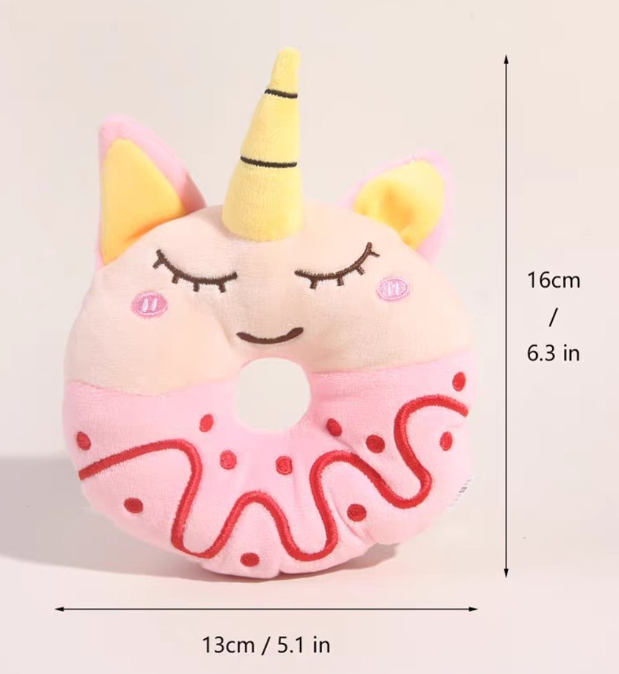 Plush Cat Toys Bear Unicorn Frog Soft Stuffed Pet Toy for Cats and Kittens - Teleplus