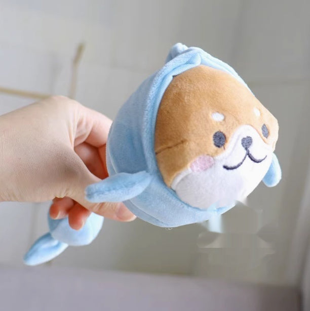 Plush Dog Toys Cute Xiaojiu Animal Chew Toy for Small and Medium Dogs - Teleplus