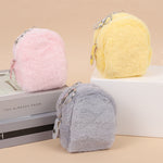 Plush Key Case in Neutral Colors for Men and Women - Teleplus key case plush