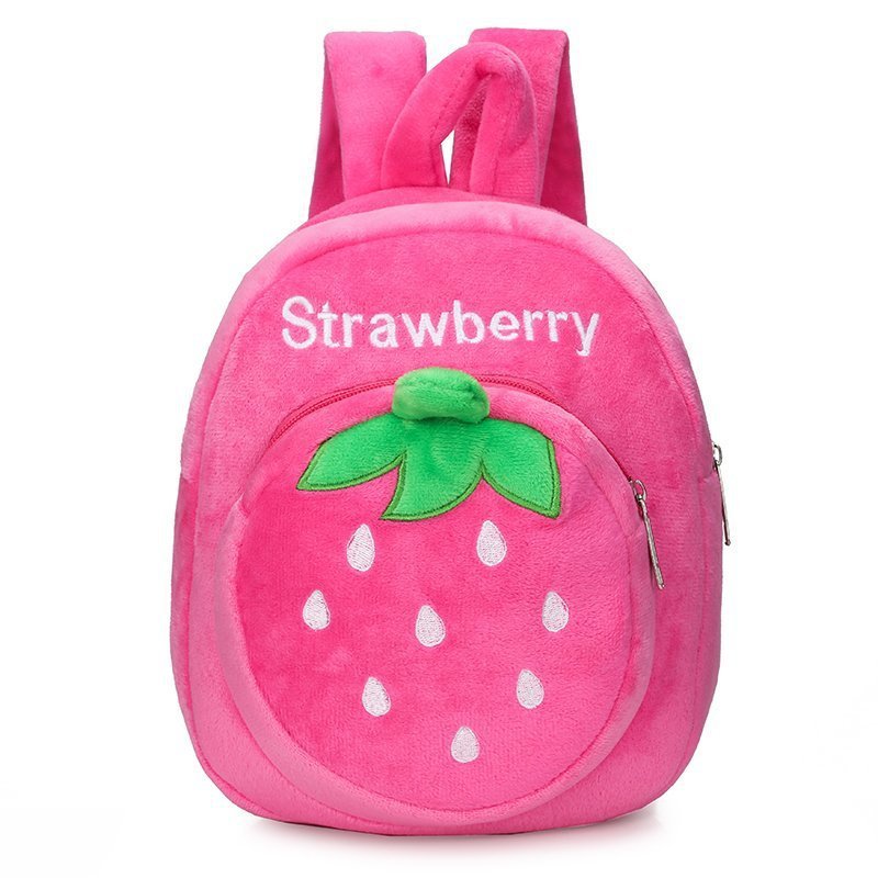 Plush Leisure Double Shoulder Kindergarten School Bag - Laughing in Style with Our Colorful School Bag