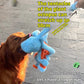 Plush Octopus Cat Toy Blue and Orange Soft Chew for Indoor Cats - Teleplus