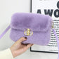 Plush Urban Crossbody Bag for Women in Multiple Colors Autumn Winter - Teleplus female autumnwinter bag plush crossbody