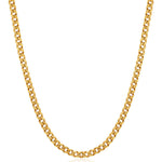 Polished Steel Color Cuban Link Chain 18 20 and 22 Inch Lengths - Rock the with a cuban link chain