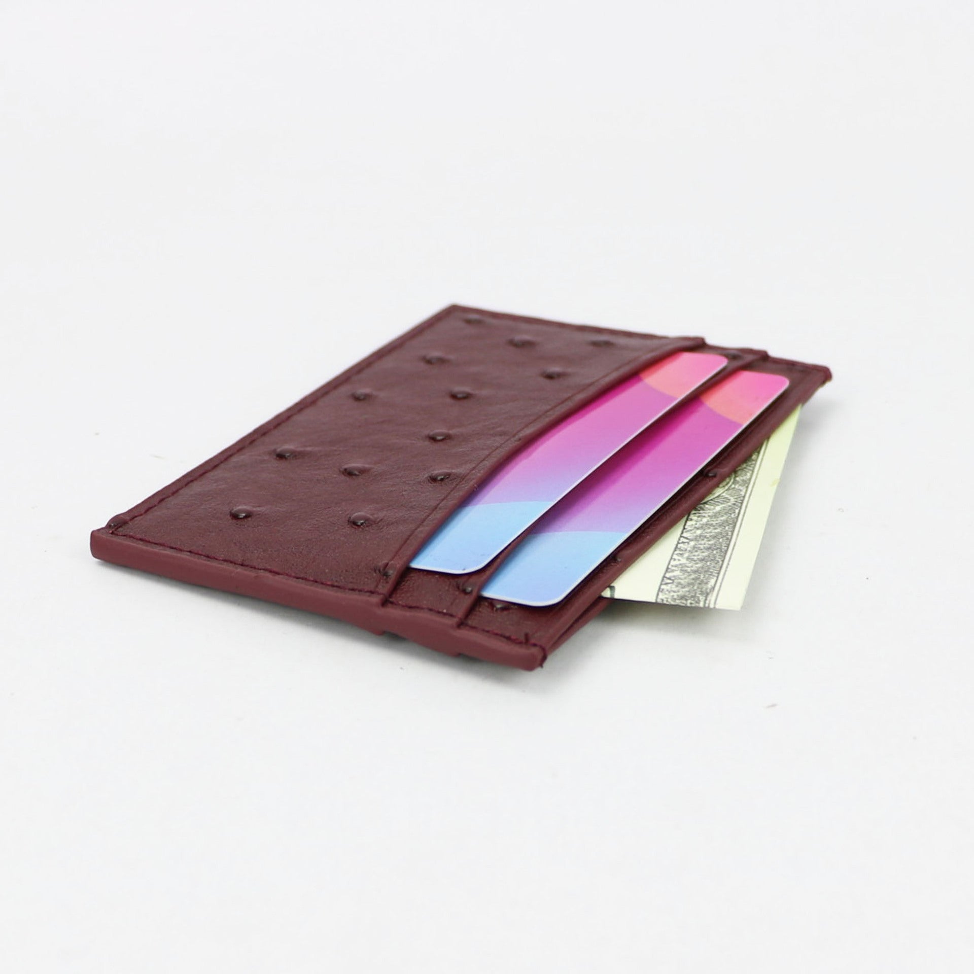 Polyester Card Holder for Daily Use in Multiple Colors US CHF - Ultra-Thin Dark Green Layer Cowhide card holder united